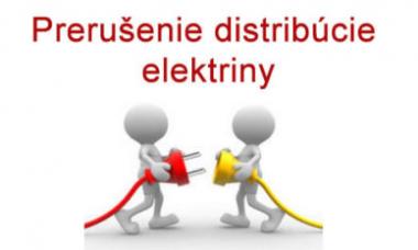 Oznam o prerušení distribúcie elektriny 01.12.2022 1